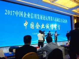 聚焦 | 天津同阳科技应邀出席2017中国企业信用发展论坛暨第八届诚信公益盛典